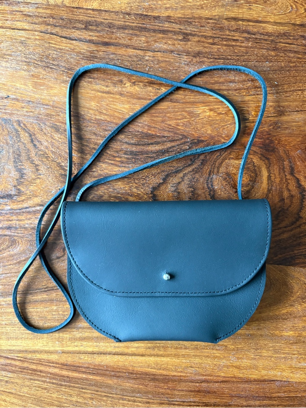 Erin Templeton Black Leather Crossbody Bag